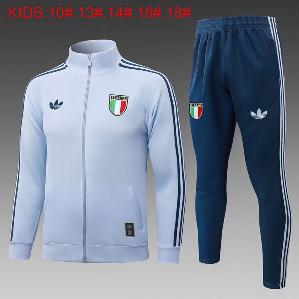 Enfant Survetement Italie 2026-27 Gris 2
